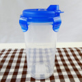 company design clear food grade plastic sauce bottle with lid